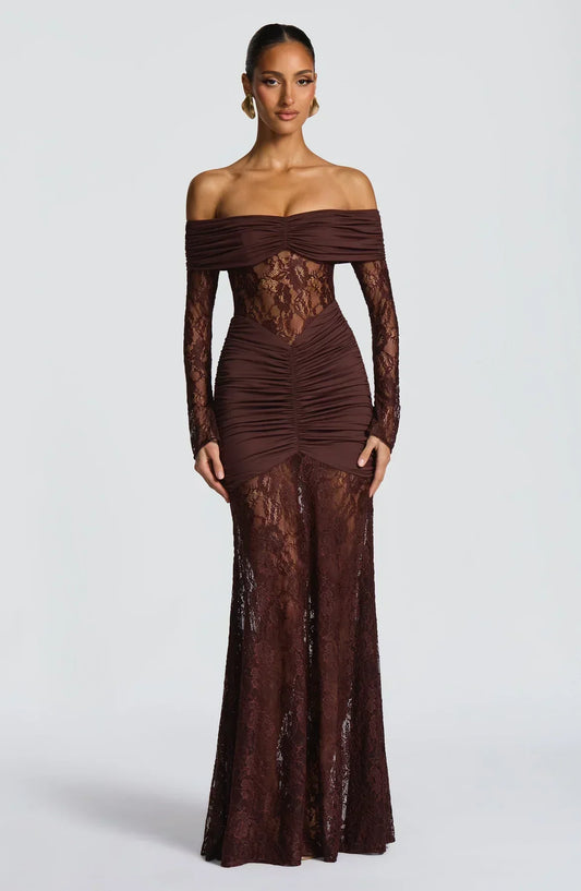 DERENIZEL Estélla Maxi Dress